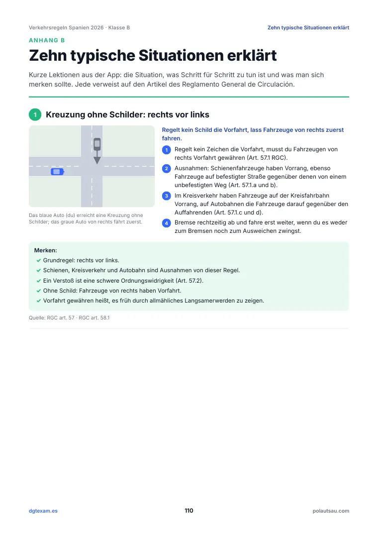 Situationen Schritt für Schritt mit Schema